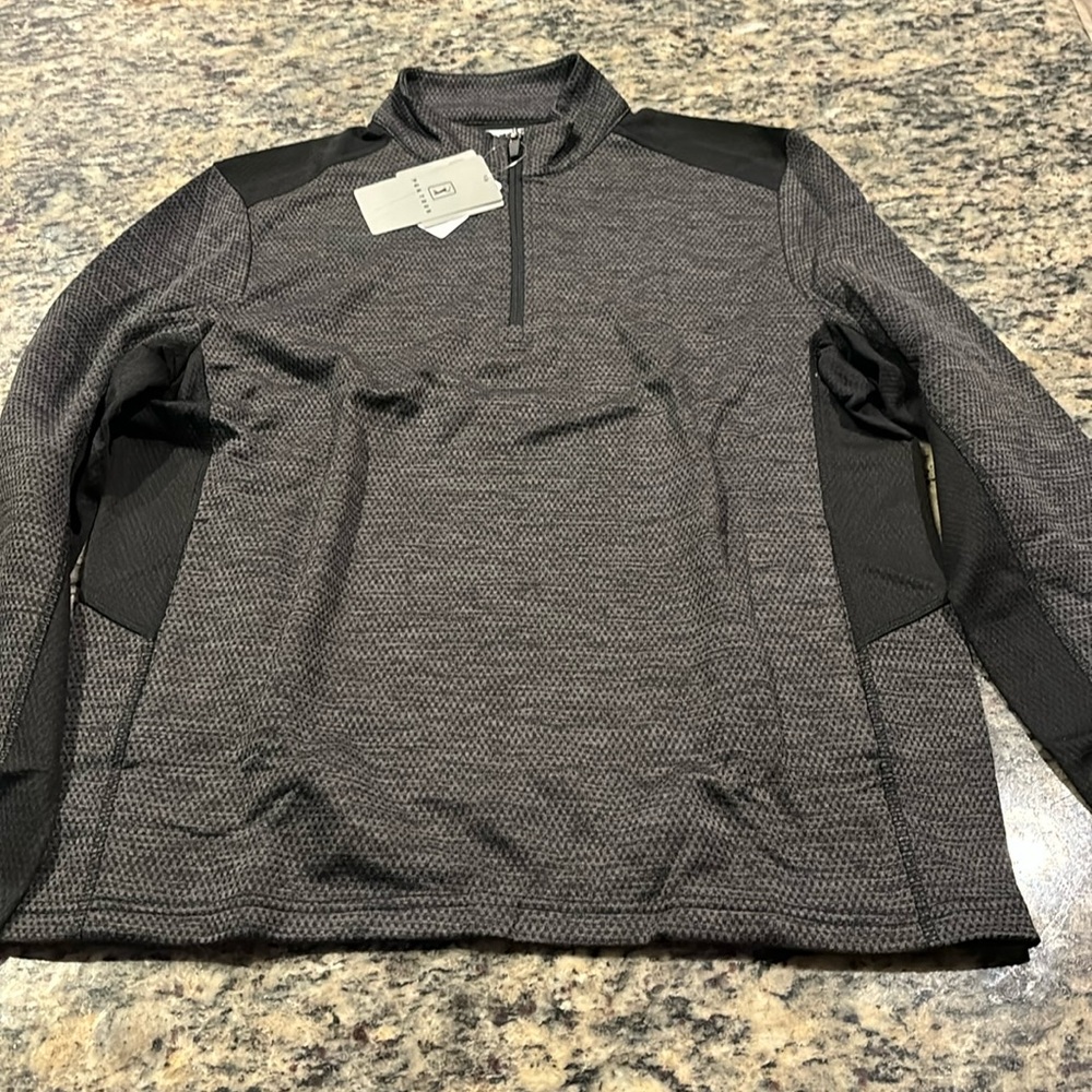 Black PGA Tour quarter zip